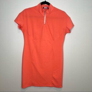 PrettyLittleThing salmon mini‎ dress Sz 10